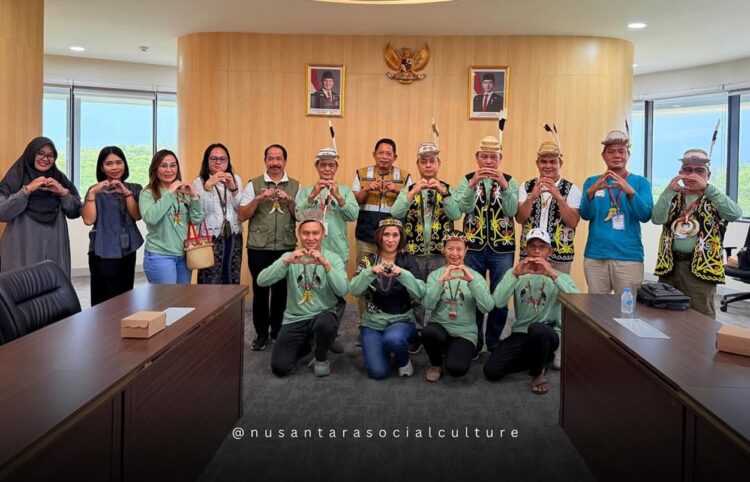 Bentuk Dukungan Moral dan Spiritual, Masyarakat Dayak Kenyah Kunjungi IKN