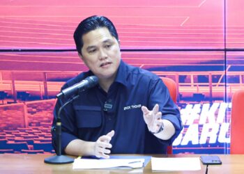 Ketua Umum PSSI Erick Thohir.