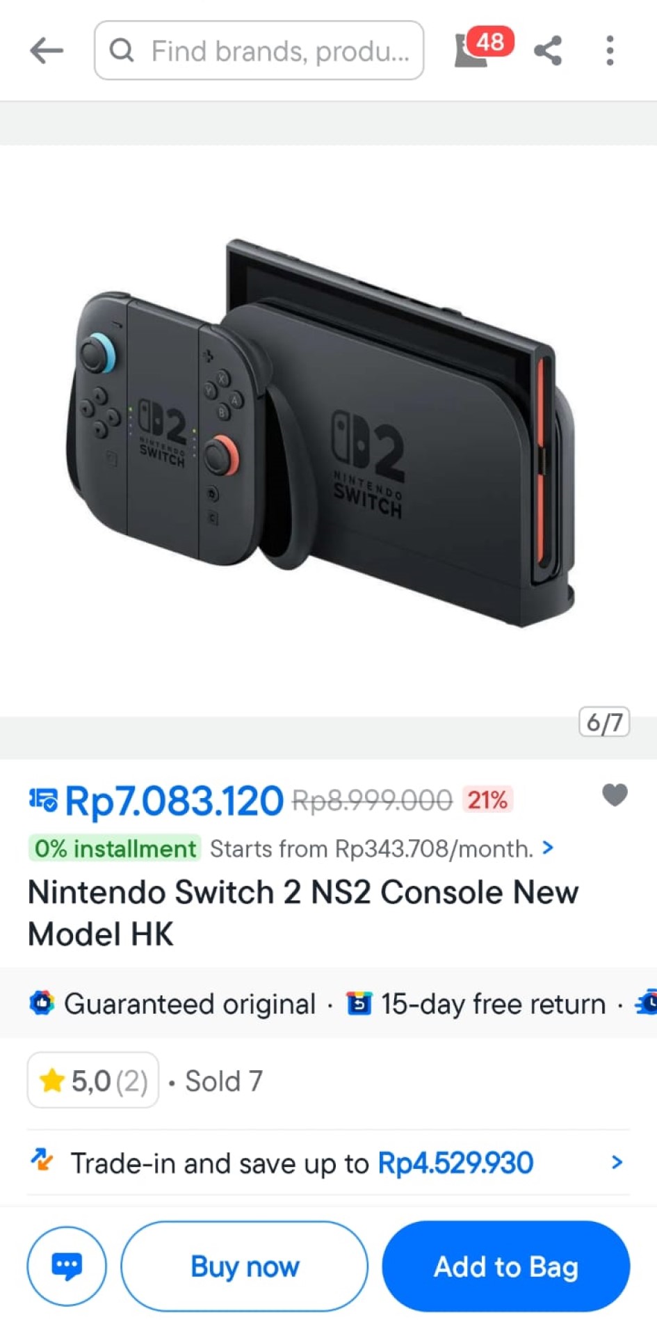 Harga Nintendo Switch 2