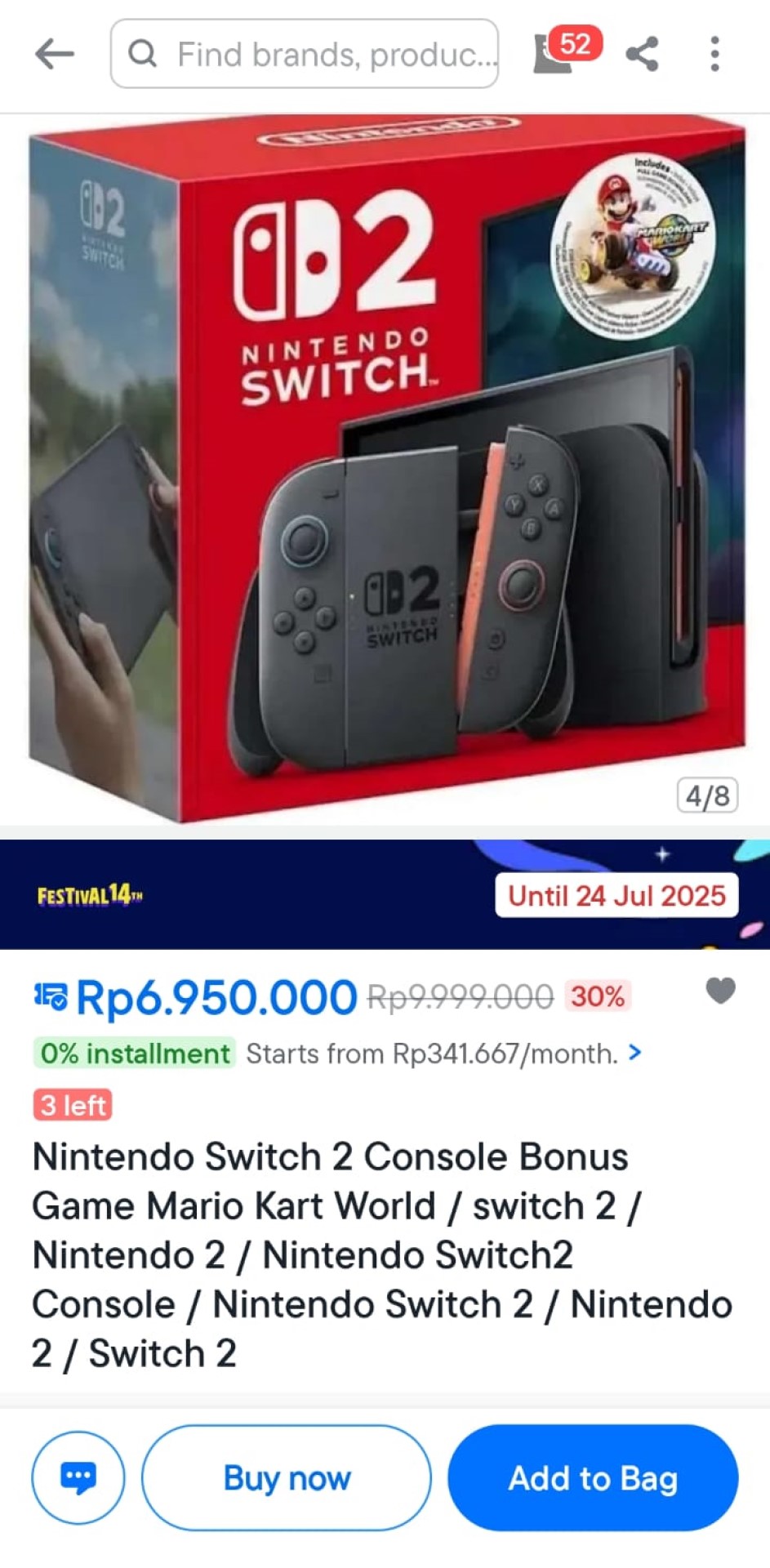 Harga Nintendo Switch 2