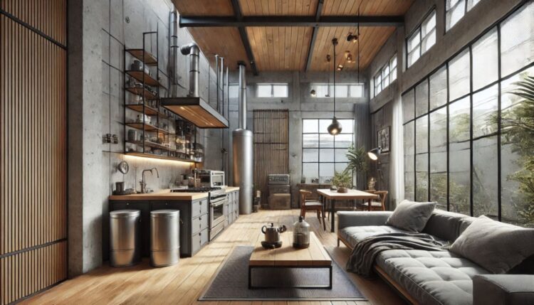 Interior Rumah Minimalis Industrial