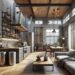 Interior Rumah Minimalis Industrial