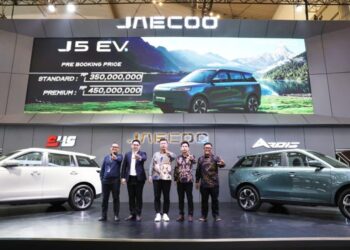 Jaecoo J5 EV Resmi Meluncur di GIIAS 2025.