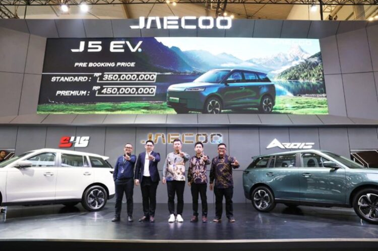 Jaecoo J5 EV Resmi Meluncur di GIIAS 2025.