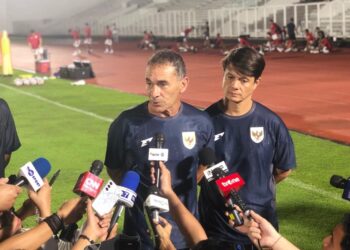 Pelatih Timnas U-23, Gerald Vanenburg.