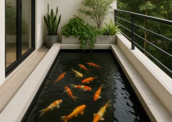 Inspirasi Kolam Ikan di Lantai Dua Rumah Minimalis: Nyaman, Estetik, dan Bikin Betah!