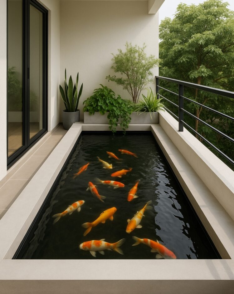 Inspirasi Kolam Ikan di Lantai Dua Rumah Minimalis: Nyaman, Estetik, dan Bikin Betah!