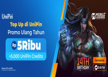 Udah Tahu Belum? Top Up di UniPin Pakai DANA Bisa Dapat Diskon Rp5Ribu!