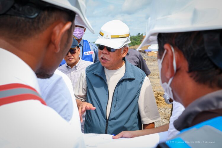 Basuki Sidak Pembangunan Jalan di KIPP 1B dan 1C IKN: Sudah 10 Persen!