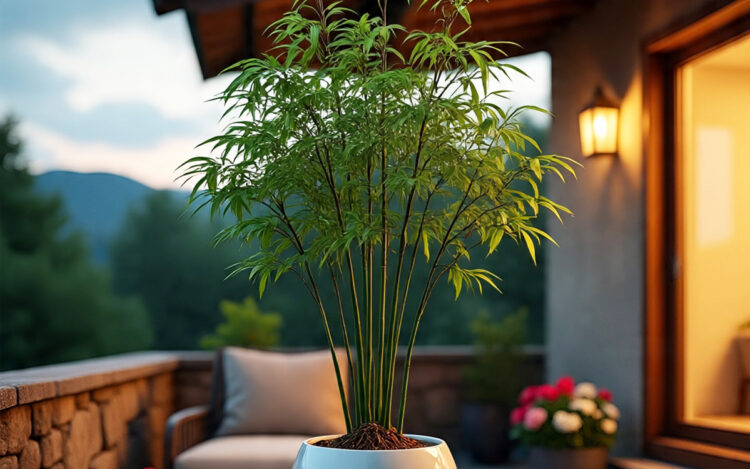 tanaman hias bambu air