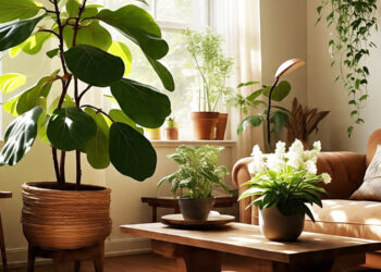 tanaman hias ruang tamu