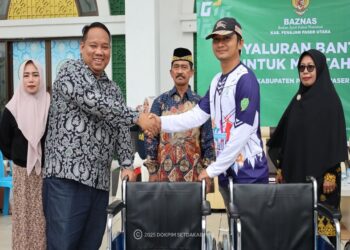 BAZNAS Penajam Salurkan Bantuan Rp190 Juta untuk 92 Mustahik di Serambi IKN