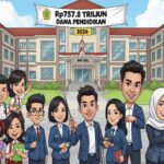 Anggaran pendidikan Indonesia tahun 2026 tembus Rp757,8 triliun.