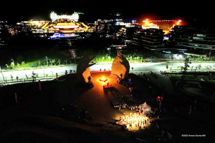 Malam renungan suci di IKN.