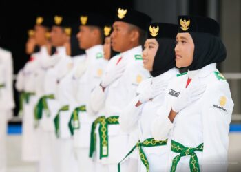 Kepala OIKN Kukuhkan 38 Personel Paskibraka yang Akan Bertugas di IKN