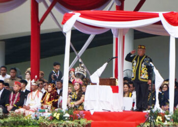 Upacara HUT ke-80 Kemerdekaan RI di IKN.