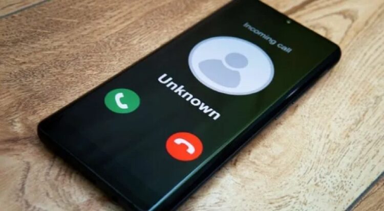 Tanda nomor diblokir