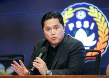 Menpora Erick tetap menjabat sebagai Ketum PSSI.