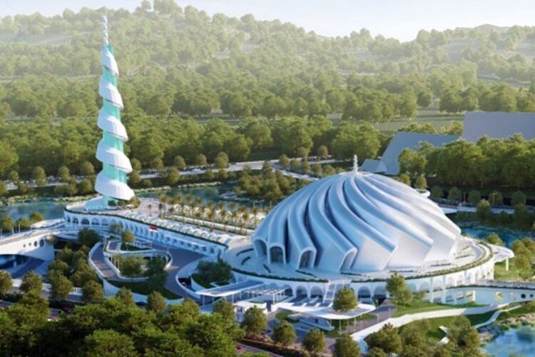 Progres Pembangunan Masjid Negara IKN Sudah Mencapai 60 Persen