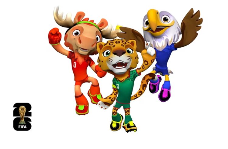 Maskot Piala Dunia 2026.