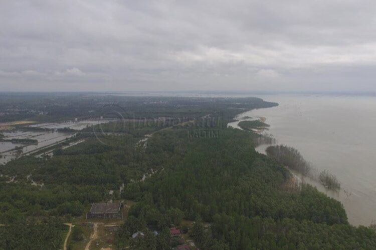 Kawasan pesisir Penajam Paser Utara.