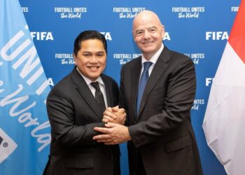 Gianni Infantino Erick Thohir Menpora