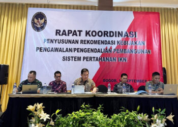 Rakor Kemenko Polkam bahas rekomendasi kebijakan pertahanan IKN.