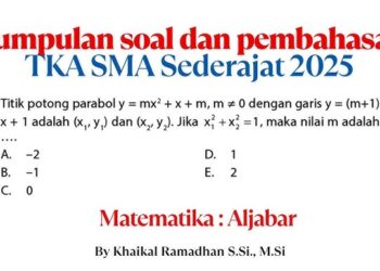 Contoh Soal TKA Matematika SMA 2025 dan Pembahasan Lengkap