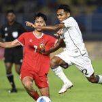 Timnas U-23 ditahan imbang Laos, 0-0.