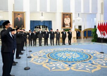 Prabowo lantik menteri