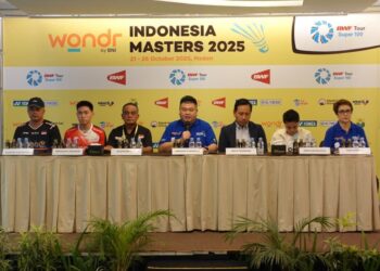 232 Atlet dari 15 Negara Siap Berlaga di wondr by BNI Indonesia Masters 2025