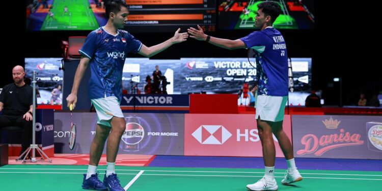 Ganda putra Indonesia Fajar Alfian dan Muhammad Shohibul Fikri meraih Runner-up French Open 2025.