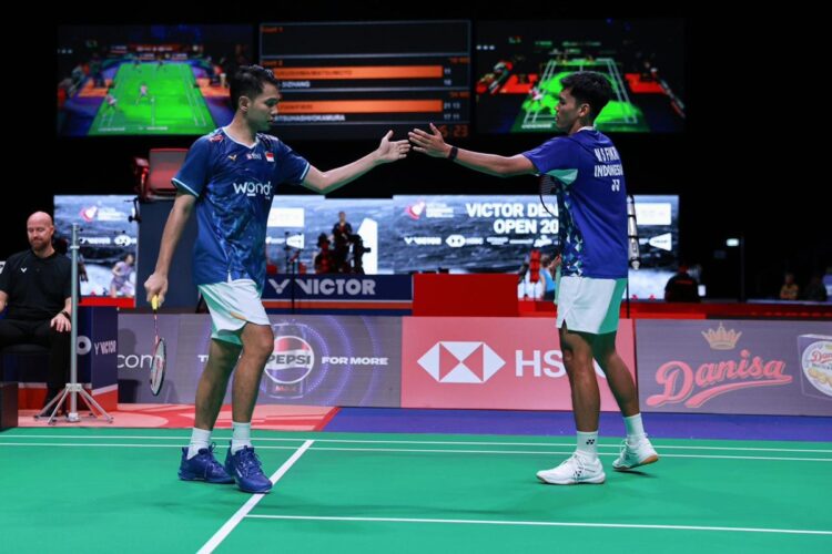 Ganda putra Indonesia Fajar Alfian dan Muhammad Shohibul Fikri meraih Runner-up French Open 2025.
