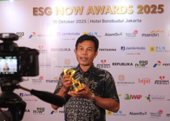 BNI Raih Green Warrior Award di ESG Now Awards 2025