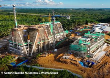 Progres Pembangunan Basilika Nusantara Sudah Mencapai 55 Persen