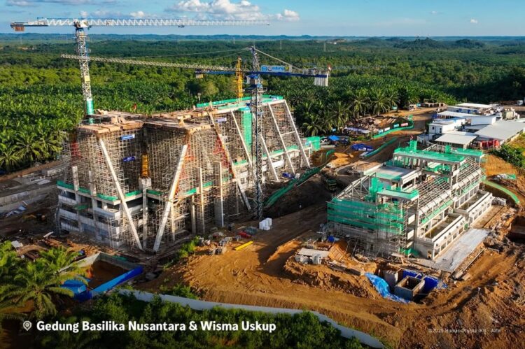 Progres Pembangunan Basilika Nusantara Sudah Mencapai 55 Persen