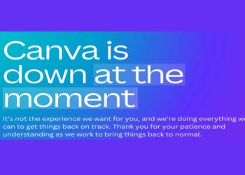 Canva tumbang seharian