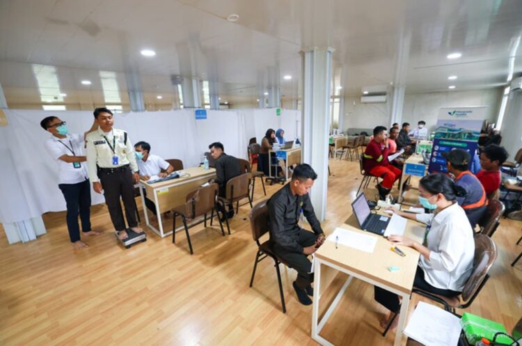 Otorita IKN Gelar Cek Kesehatan Gratis bagi Pekerja di Konstruksi di Nusantara