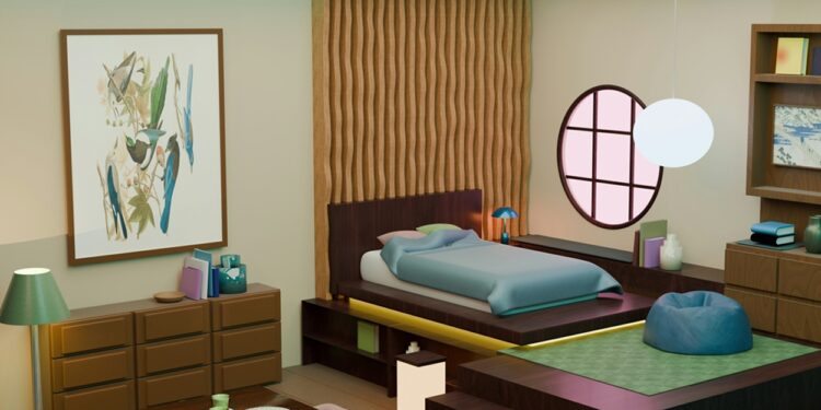 Japandi bedroom