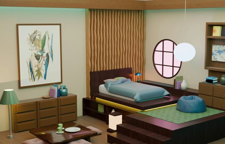 Japandi bedroom