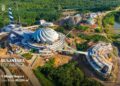 Pembangunan Masjid Negara IKN terus dikebut.