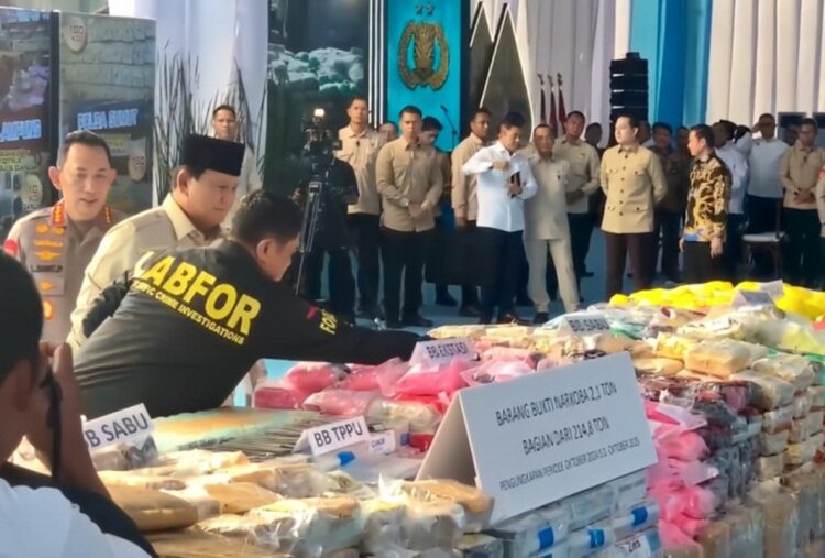 Prabowo Berantas Narkoba