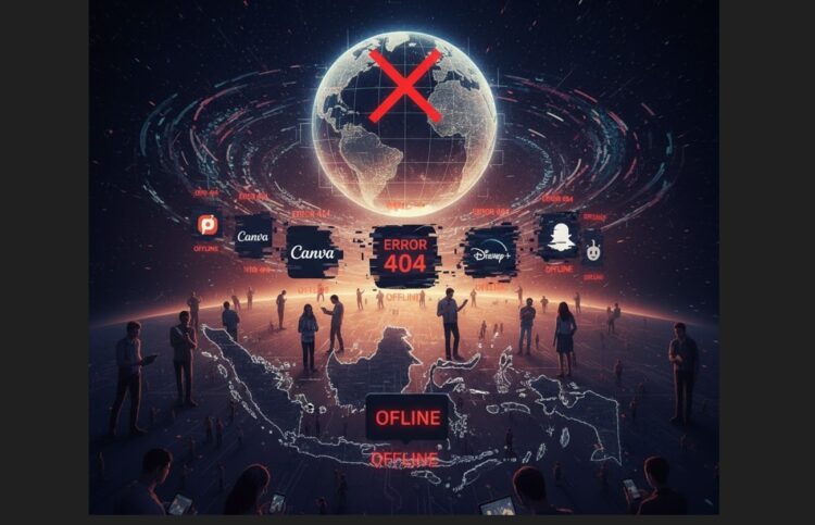 Snapchat, Canva, Roblox Tumbang Serentak