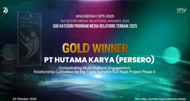 Pegelolaan Media Hutama Karya Diakui di Ajang MRA 202 dan ICCS 2025