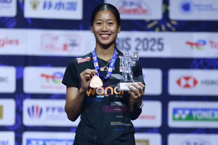 Putri Kusuma Wardani, sukses menempati posisi runner-up di ajang Hylo Open 2025.