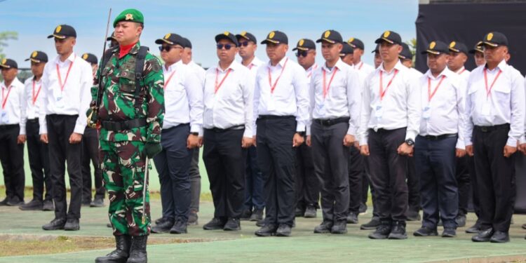 DITEMPA DI PUSLATUR, 193 ASN Otorita IKN Ikuti Retret Militer 15 Hari