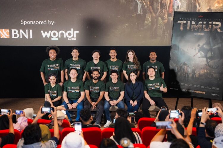 BNI menegaskan komitmennya dalam mendukung pertumbuhan ekonomi kreatif Tanah Air dengan menjadi sponsor utama film aksi terbaru TIMUR.