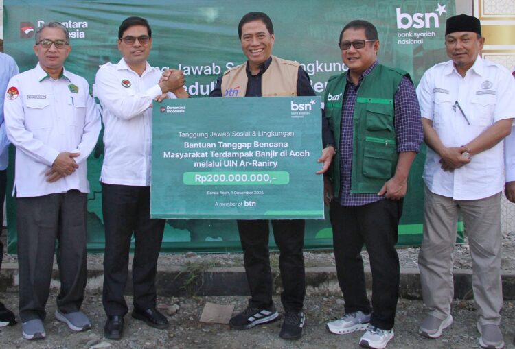 BSN Gelontorkan Dana bantuan Rp 1.350.000.000 Bantu Warga Aceh