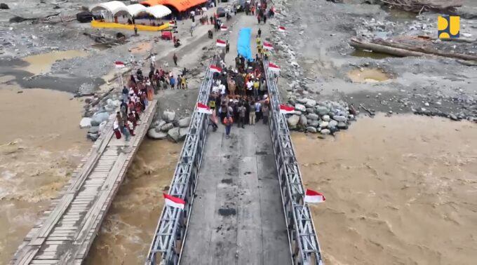 Jembatan Bailey Krueng Beutong Rampung! Akses Aceh Tengah–Nagan Raya Segera Pulih, Siap-Siap Lewat!
