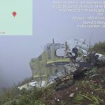 Serpihan Pesawat ATR 42-500 ya g ditemukan TIM SAR